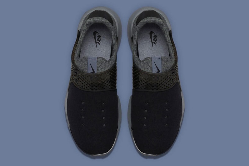 NikeLab Tech Fleece Sock Darts Purple and Monochrome