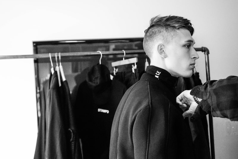 New York Fashion Week Mens Backstage Look