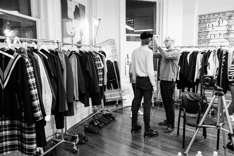 New York Fashion Week Mens Backstage Look