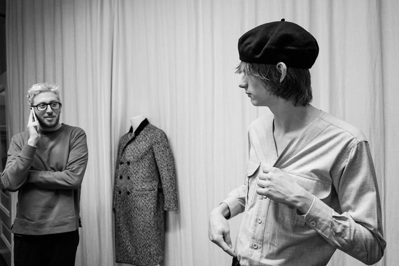 New York Fashion Week Mens Backstage Look