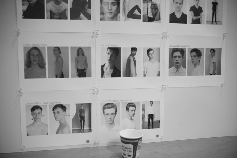 New York Fashion Week Mens Backstage Look