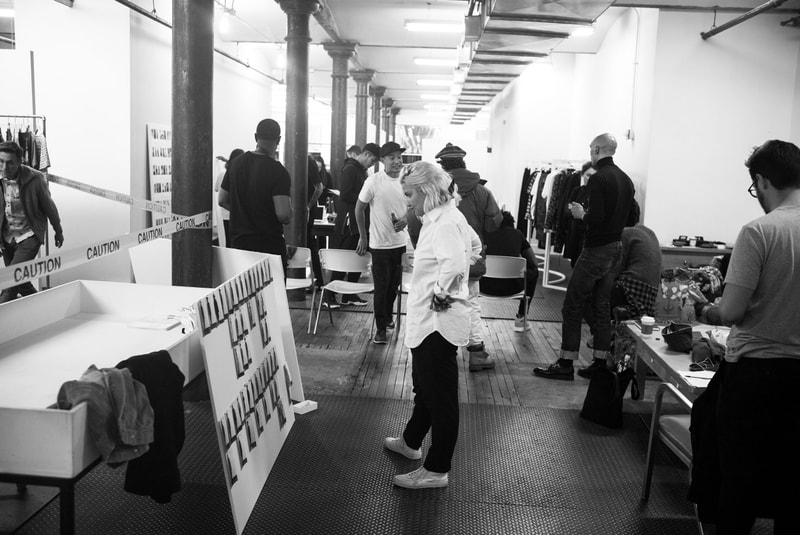 New York Fashion Week Mens Backstage Look