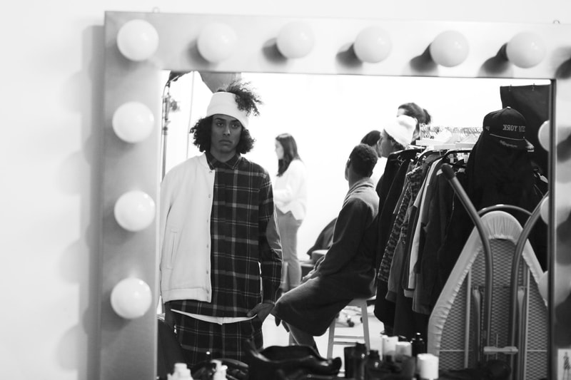 New York Fashion Week Mens Backstage Look