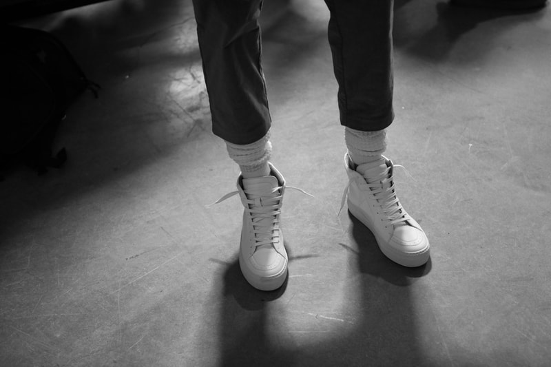 New York Fashion Week Mens Backstage Look
