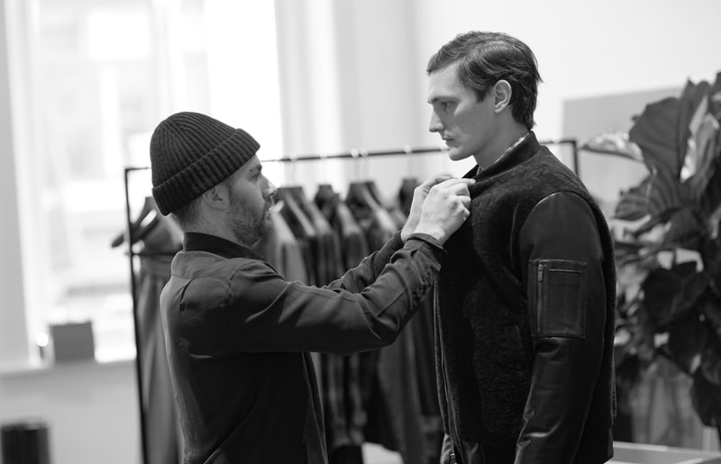 New York Fashion Week Mens Backstage Look