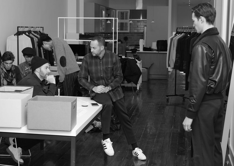 New York Fashion Week Mens Backstage Look