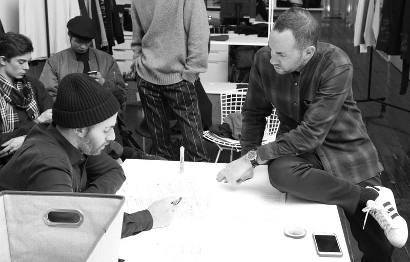 New York Fashion Week Mens Backstage Look