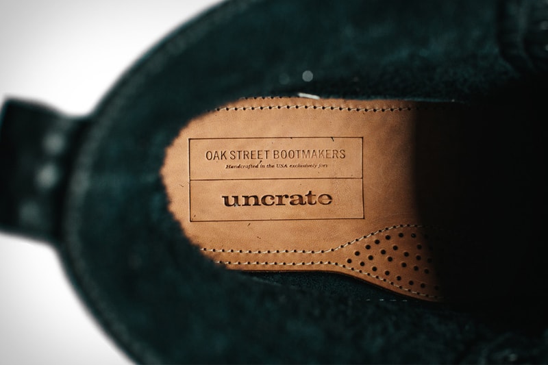 Uncrate x Oak Street Bison Leather Hunt Boots