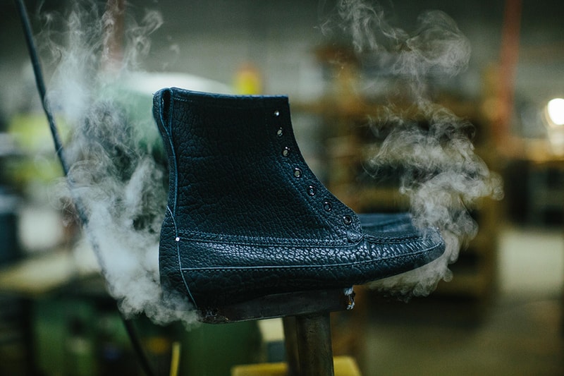 Uncrate x Oak Street Bison Leather Hunt Boots