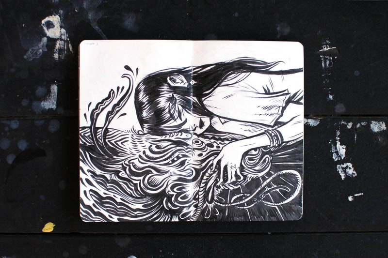 Pen & Paper Series with Artist Lauren YS At POW! WOW! Hawaii 2016