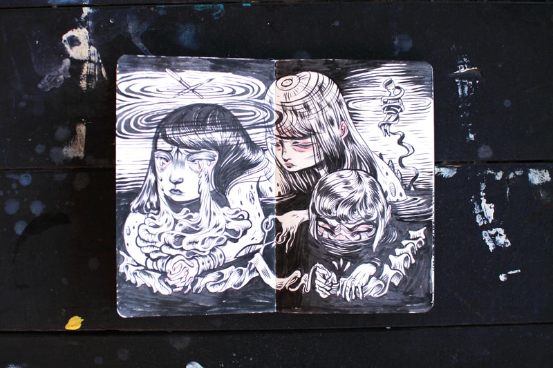 Pen & Paper Series with Artist Lauren YS At POW! WOW! Hawaii 2016