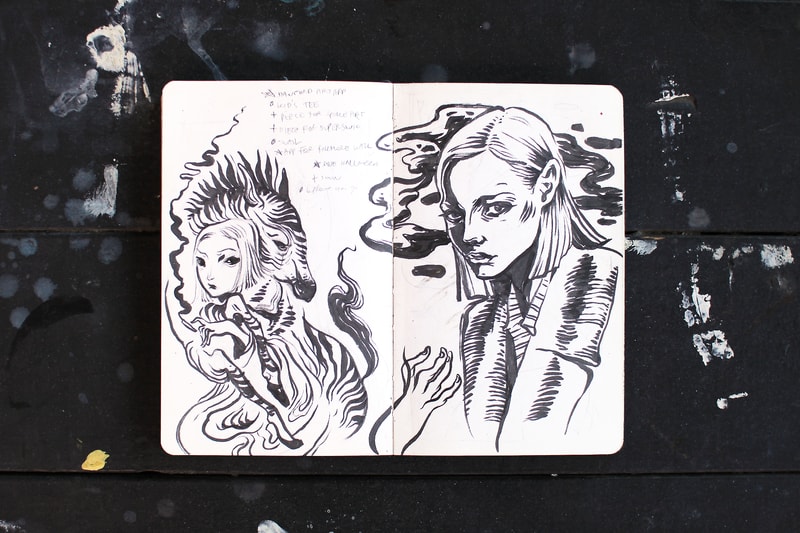 Pen & Paper Series with Artist Lauren YS At POW! WOW! Hawaii 2016