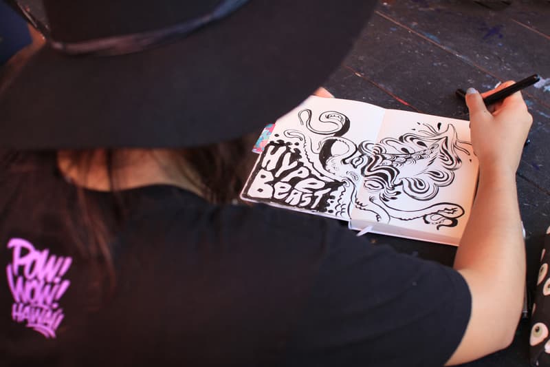 Pen & Paper Series with Artist Lauren YS At POW! WOW! Hawaii 2016