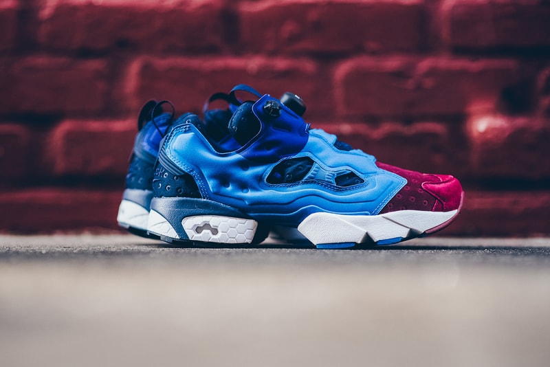 Reebok Instapump Fury Asym Burgundy Blue Sport