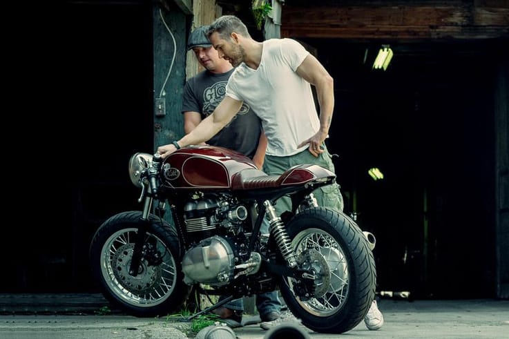 Ryan Reynolds' Triumph Thruxton Is the Love of His Life