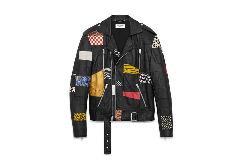 Saint Laurent Patchwork Motorcycle Jacket