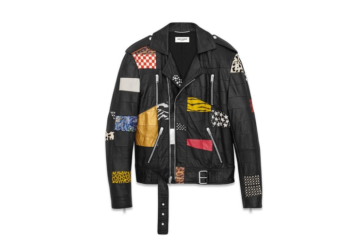 Saint Laurent Patchwork Motorcycle Jacket