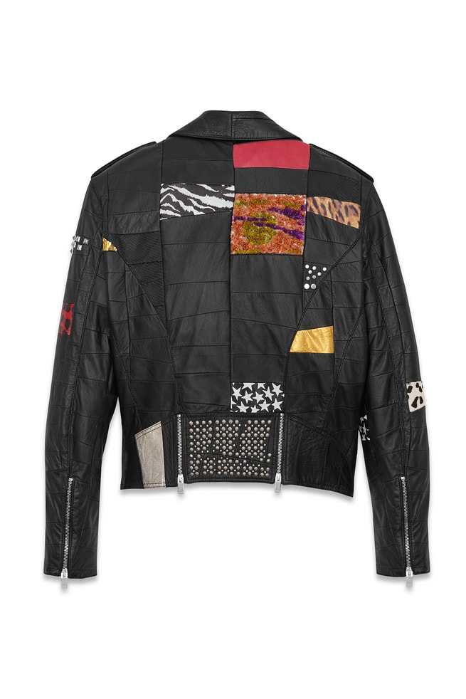 Saint Laurent Patchwork Motorcycle Jacket