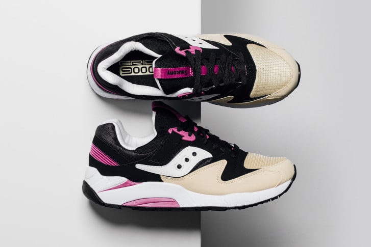 Saucony Releases Grid 9000 in Black/Cream