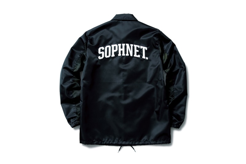 SOPHNET. Satin Coach Blouson
