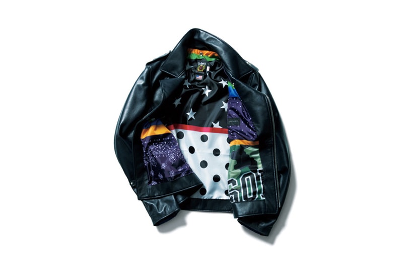 SOPHNET. x Schott NYC Onestar Riders Jacket