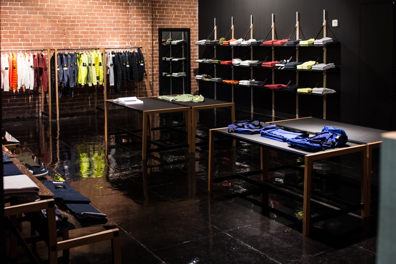 Stone Island Los Angeles Shop With Reflective Research Exhibition