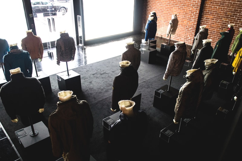Stone Island Los Angeles Shop With Reflective Research Exhibition