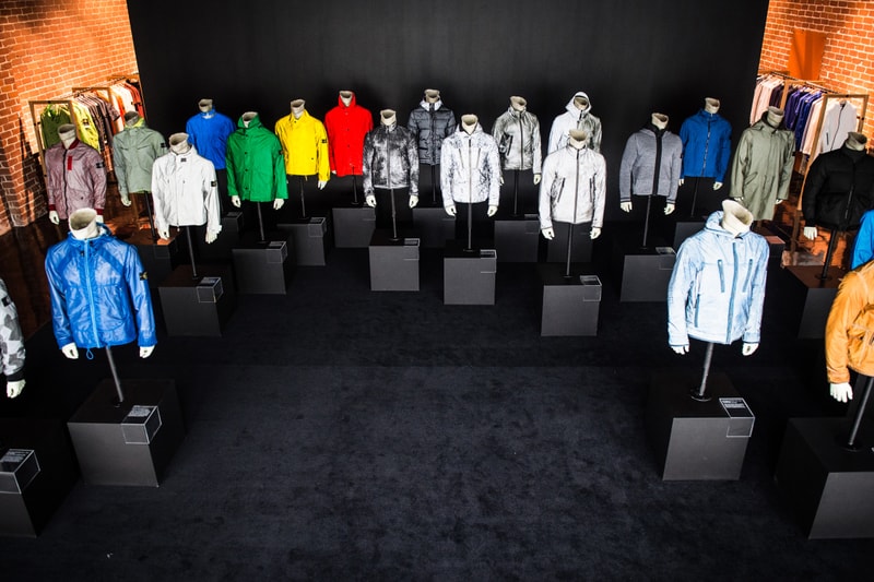 Stone Island Los Angeles Shop With Reflective Research Exhibition
