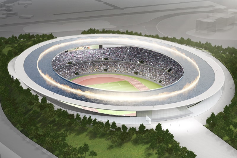 New National Stadium for the Tokyo 2020 Olympics by Tokujin Yoshioka