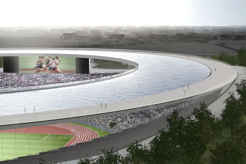 New National Stadium for the Tokyo 2020 Olympics by Tokujin Yoshioka