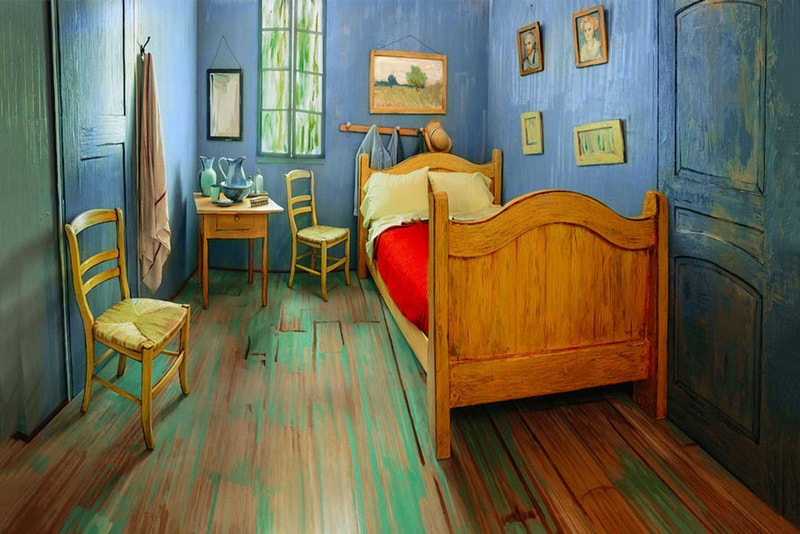 Vincent Van Gogh Bedroom on Airbnb