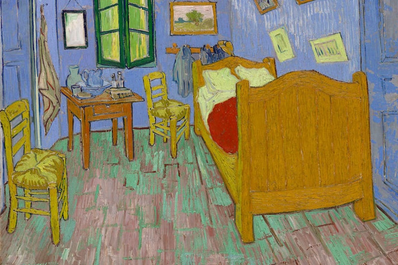 Vincent Van Gogh Bedroom on Airbnb