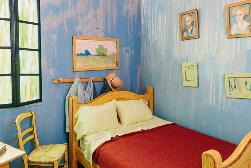 Vincent Van Gogh Bedroom on Airbnb