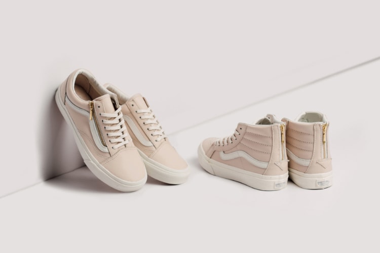 Vans Women Unveils More Luxe Models with the Zip Pack "Whispering Pink"