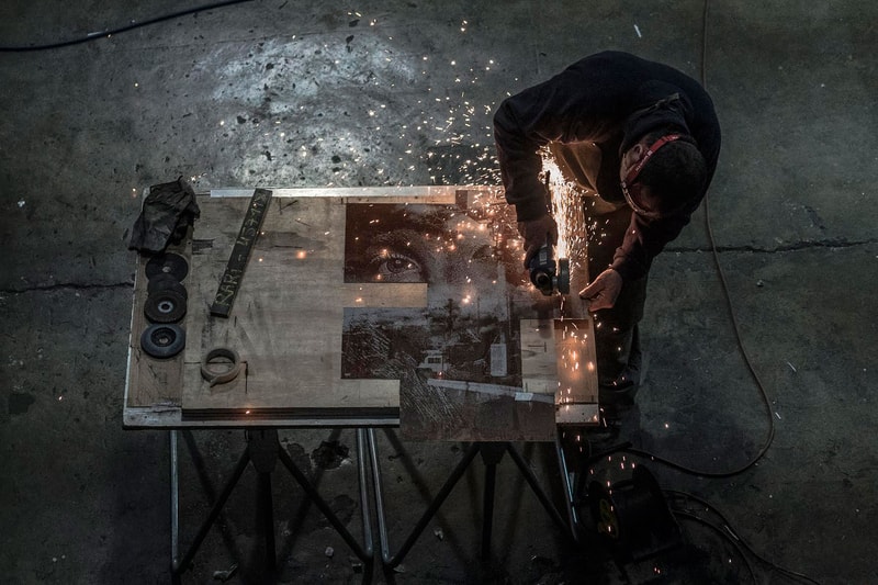 Vhils' "Debris" Scrapes Away the Holistic Surfaces of Urban Societies 