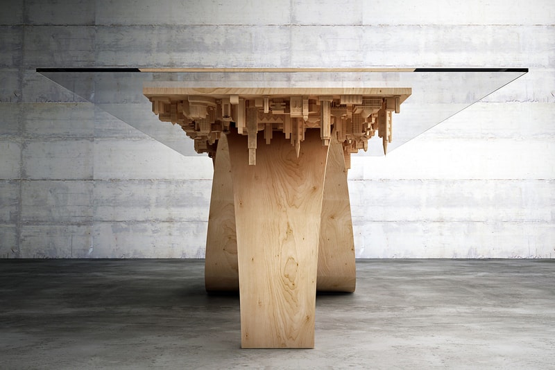 Wave City Dining Table by Stelios Mousarris