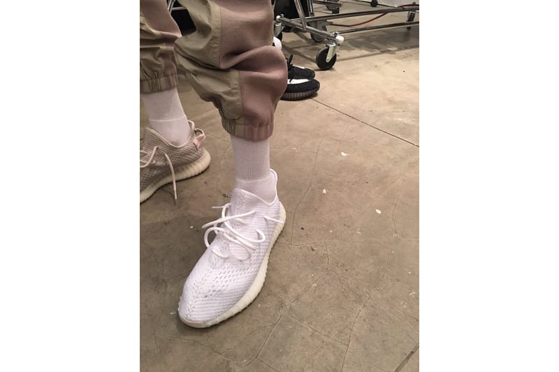 all white 350s