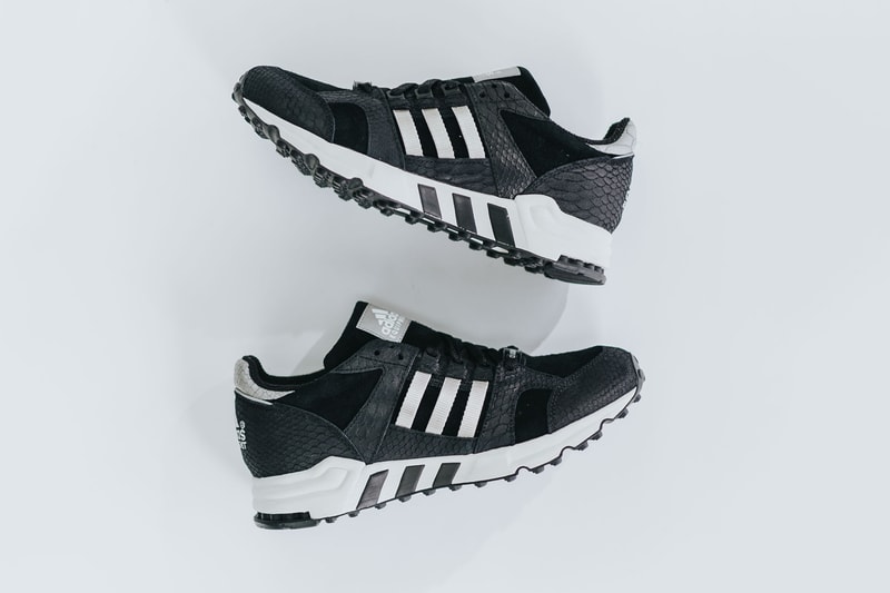 adidas EQT Running Cushion Black/Metallic Silver Sneaker