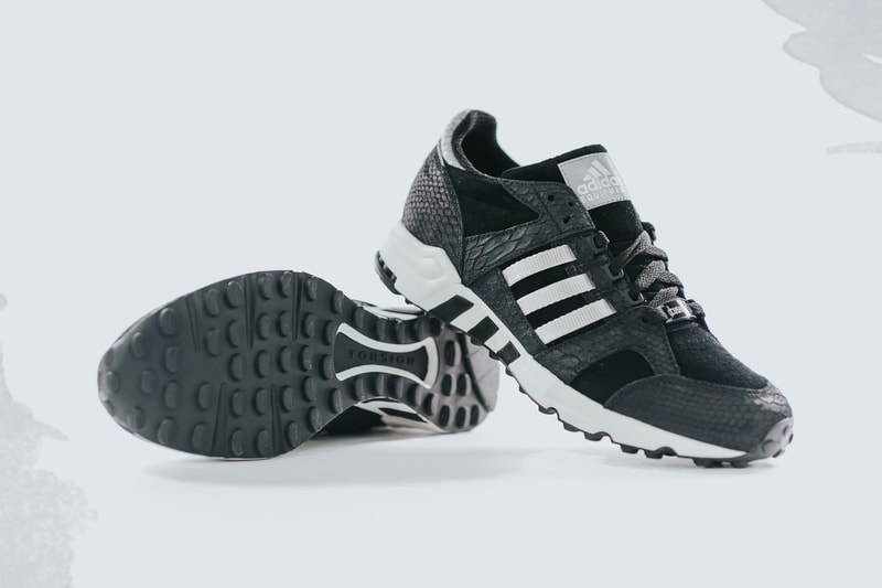 adidas EQT Running Cushion Black/Metallic Silver Sneaker