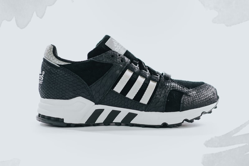 adidas EQT Running Cushion Black/Metallic Silver Sneaker