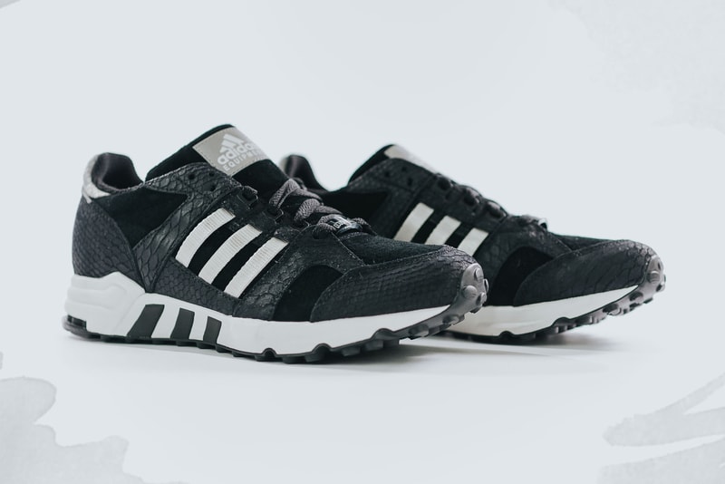 adidas EQT Running Cushion Black/Metallic Silver Sneaker