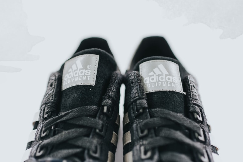 adidas EQT Running Cushion Black/Metallic Silver Sneaker
