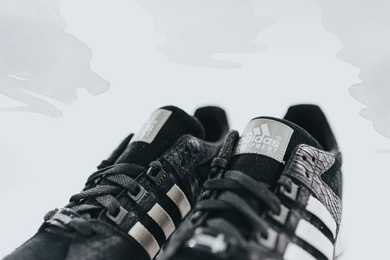 adidas EQT Running Cushion Black/Metallic Silver Sneaker