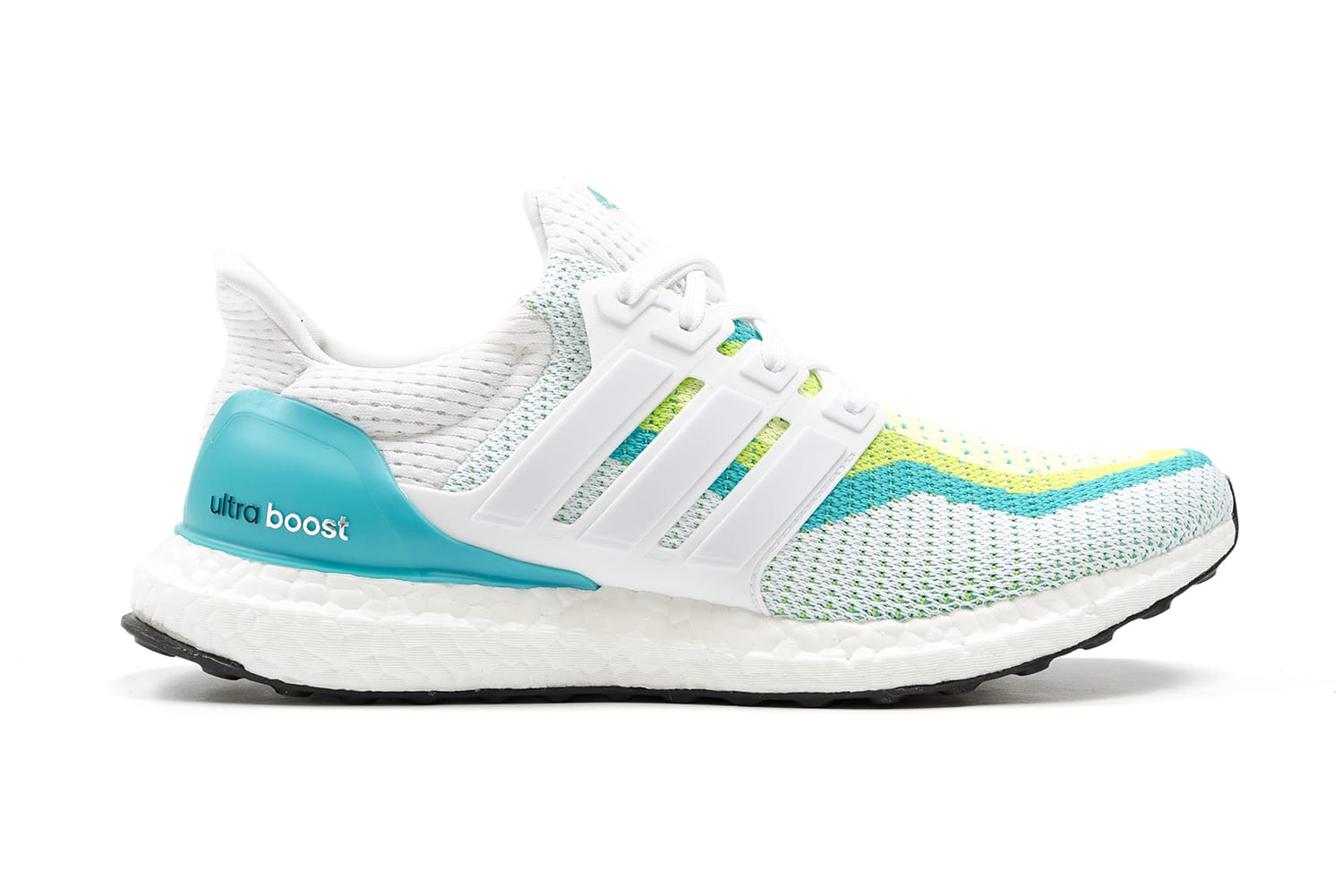 adidas ultra boost green and white