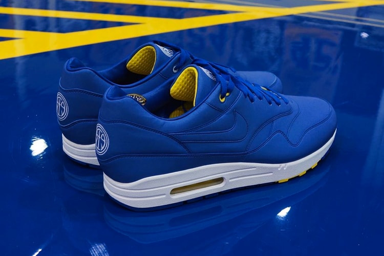 Andre Iguodola Designed a Golden State Warriors-Themed Nike Air Max 1 With 3M Reflective