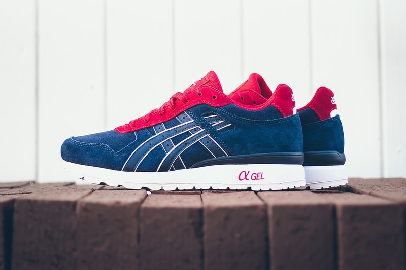 ASICS GT II Red White and Blue
