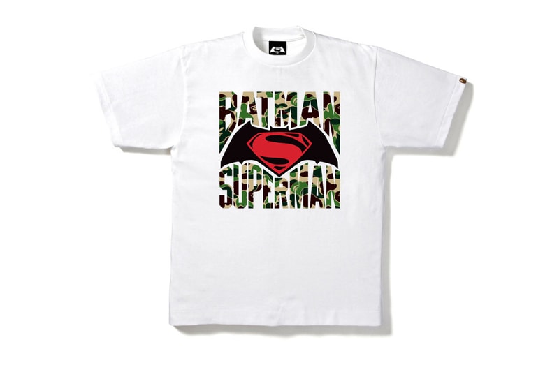 Batman vs Superman x BAPE T Shirt Collection