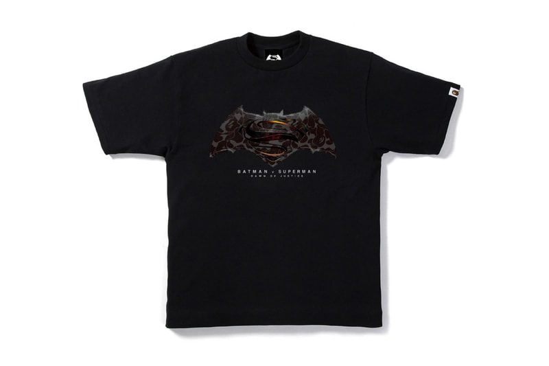 Batman vs Superman x BAPE T Shirt Collection