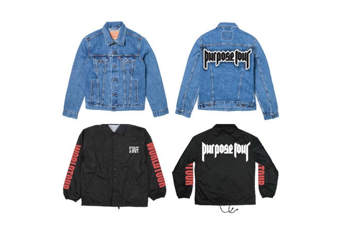 Justin Bieber Purpose Tour Merch