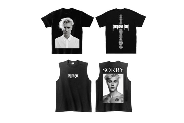 Justin Bieber Purpose Tour Merch